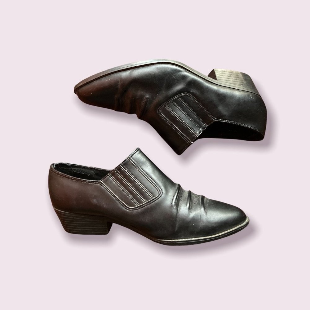 8 | vintage 90's black booties